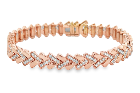 An Art Deco inspired bracelet from Kaspar & Esh, available at Brockhaus Jewelry.